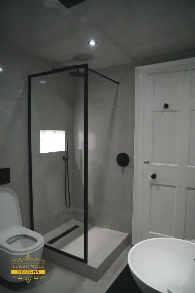 Venetian Plaster Edinburgh - Luxury Bathroom - Luxor Wall Designs